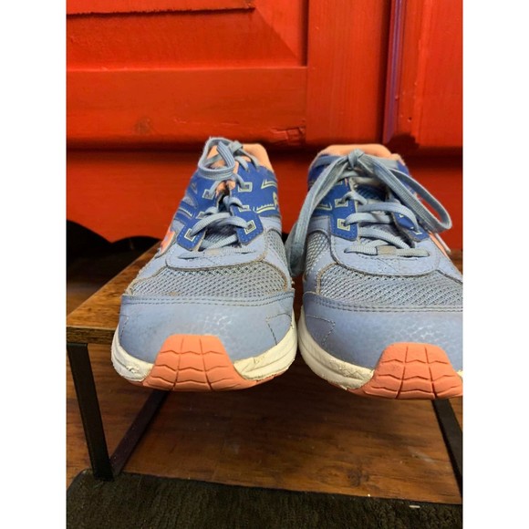 Saucony Cohesion 14 Woman's Size 6W  Blue Coral Running Shoes Tennis Walking - Picture 3 of 7